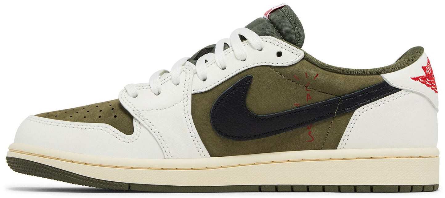 Air Jordan 1 Retro Low Travis Scott x OG SP 'Reverse Olive / Medium Olive'