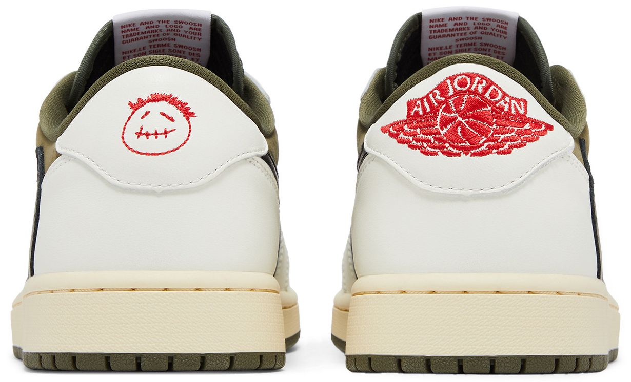 Air Jordan 1 Retro Low Travis Scott x OG SP 'Reverse Olive / Medium Olive'