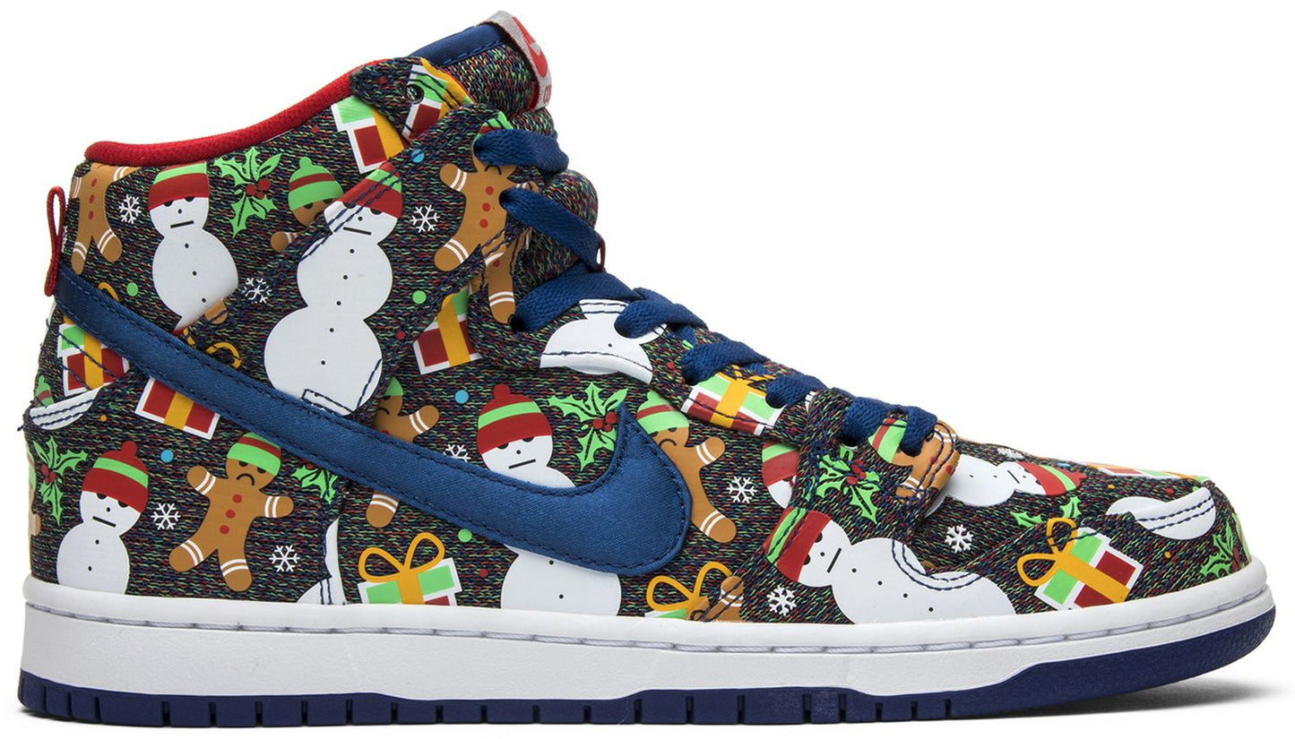 Nike Concepts x SB Dunk Pro High 'Ugly Christmas Sweater' 2017