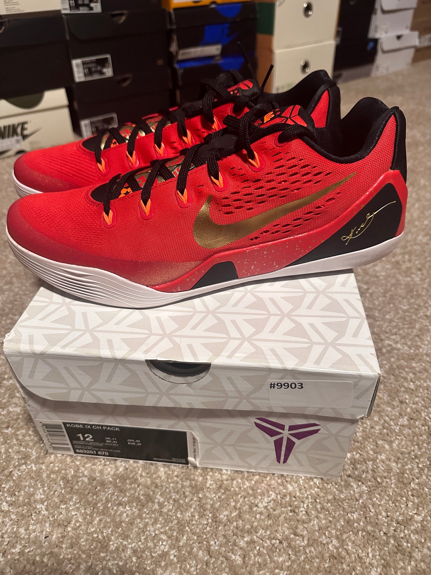 Kobe 9 EM "China" Pre-Owned Tried On Only!