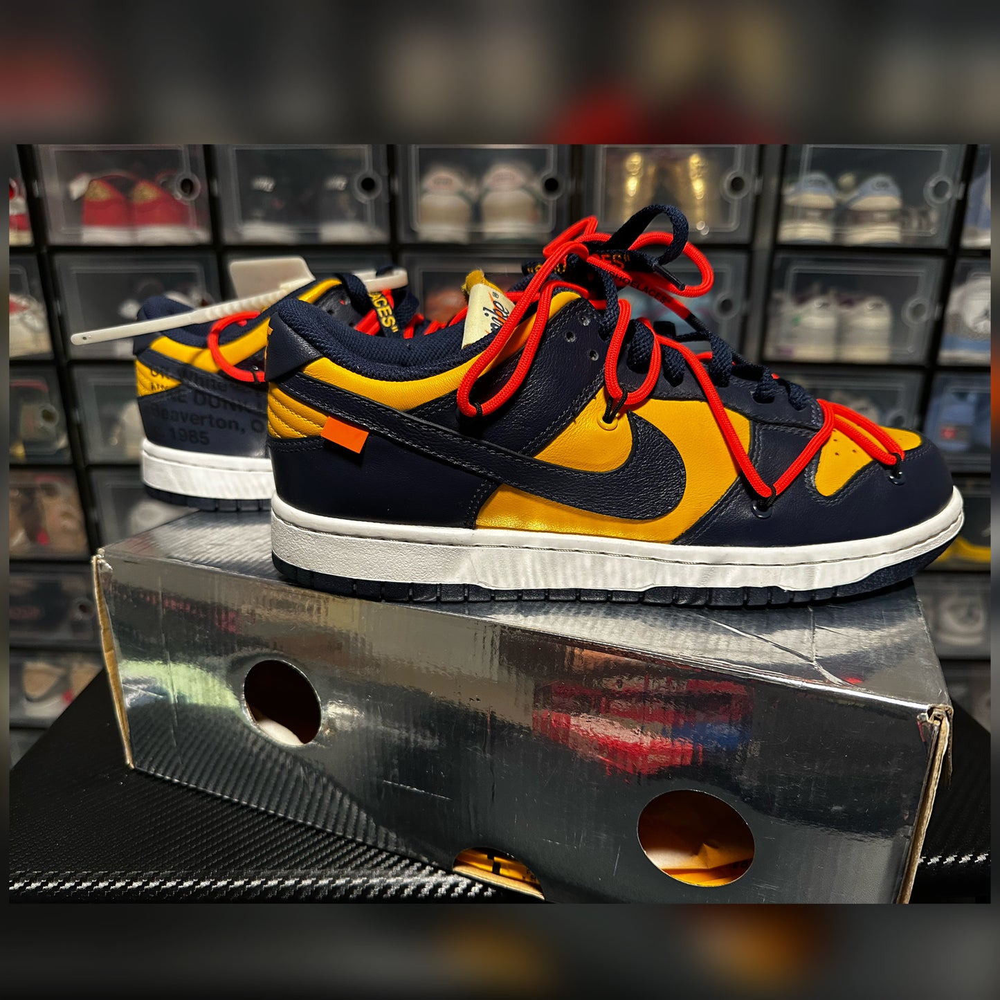 Nike Dunk Low Off-White University Gold Pre-Owned