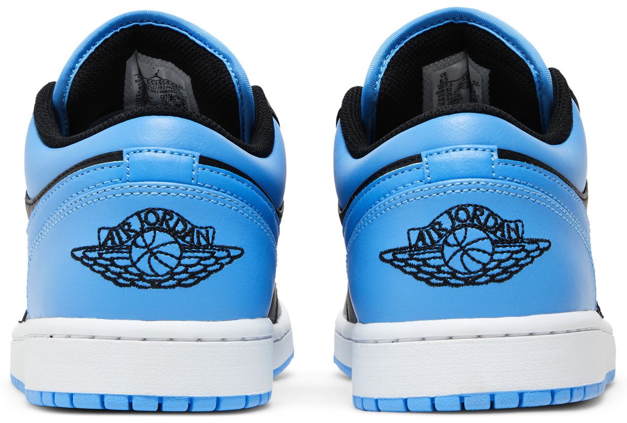 Air Jordan 1 Low Black University Blue